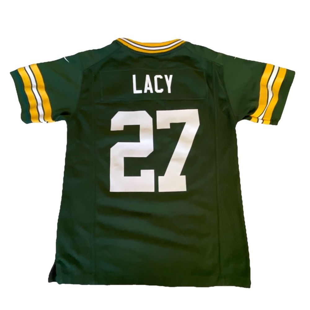 Green Bay Packers #27 Eddie Lacy Nike‎ NFL Jersey Youth M EUC